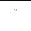 Galfer Front Brake Line Clear #FK003D876-1 for Kawasaki KX85/KX100 2014-2018