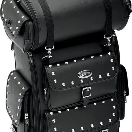 Saddlemen EX2200S Deluxe Sissy Bar Bag Studded