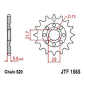 JT Self Cleaning Front Sprocket 520 13T JTF1565.13SC for Kawasaki KX450F/KLX450R