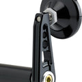 Joker Machine Bar End Mirror Round/Straight Stem 2.25" Black