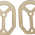 Drag Specialties Qualifier Footpeg Inserts White