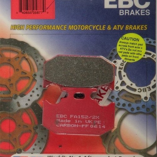 Ebc Carbon X Brake Pads Rear #FA152/2X for Suzuki/Yamaha