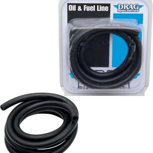 DS Reinforced Synthetic Rubber Fuel & Oil Line 3/8" x 8'