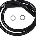 DS Black Vinyl Front Upper ABS Brake Line Kit 27-1/2" +6" Black #212104