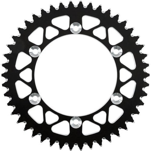 Fire Power Aluminum Rear Sprocket 520 53T Black #208-53 Blk for Yamaha