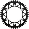 Fire Power Aluminum Rear Sprocket 520 53T Black #208-53 Blk for Yamaha