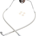 Magnum Polished Stainless Designer Non-ABS Lower Brake Line Kit #57009