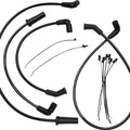 Drag Specialties Braided Spark Plug Wire Kit Black Harley Davidson Softail