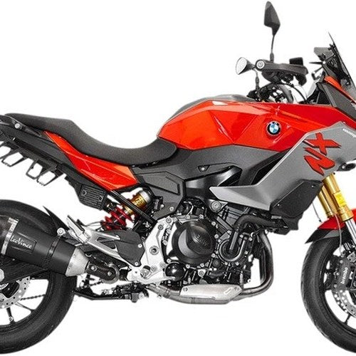 Leo Vince Factory S Slip-On Muffler Black/Carbon Fiber BMW F 900 R/F 900 XR 2021