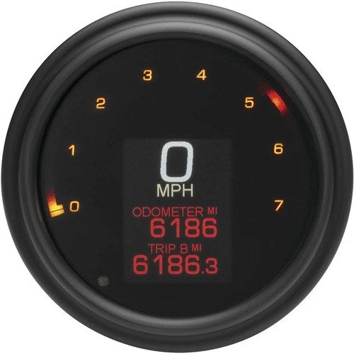 Dakota Digital Mlx Series Speedometer 4.5-5" Black #MLX-2011-K Harley Davidson