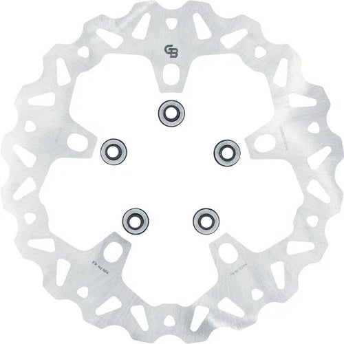GBrakes Semi-Floating Wave Brake Rotor 11.8" Front Silver #GBD9002X