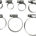 Parts Unlimited Embossed Hose Clamps 8mm to 12mm