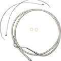 Magnum Polished Stainless Designer ABS Mid-line Brake Line #AS57015