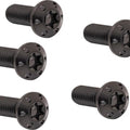 Arlen Ness Hub Mount Front Brake Rotor Bolts 5/16"-18 Black 5-Pack #300-913
