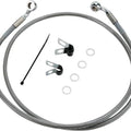 DS Braided Brake Line Kit Front +4" Harley Sportster 883/XL883L Low/XL883N Iron
