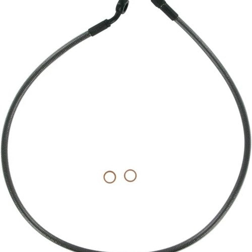 Magnum Black Pearl Designer Non-ABS Upper Brake Line 25" #47225 Harley Davidson