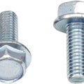 Bolt Motorcycle Hardware Hex Head Flange Bolts M6 x 16mm 10-Pack