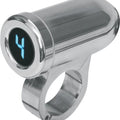 Dakota Digital PGR-1000 Series Gear Indicator Display for 1" H-bars Chrome/Blue