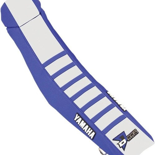 Dcor Ribbed Seat Cover Blue/White/Blue #30-50-466 for Yamaha YZ250F