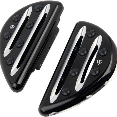 Arlen Ness Deep Cut Peg Mount Floorboards Passenger Male Mount Black #06-834