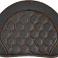 Saddlemen RoadSofa HC Half Moon Sissy Bar Pad Orange Stitch