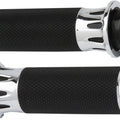 Arlen Ness Deep Cut Fusion Grips Chrome #07-318 Harley Davidson