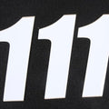 Dcor SX Plate Number #1 4"H White 3-Pack