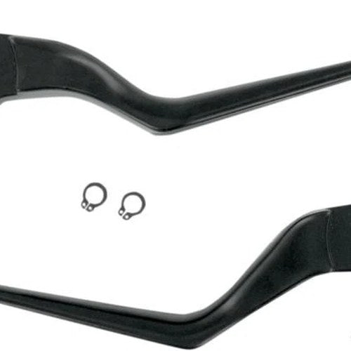 DS Wide Blade Lever Set Matte Black Harley Davidson Sportster #141541