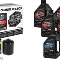 Maxima Oil Change In A Box Synthetic Oil Kit Black 20W-50 Harley Sportster