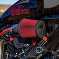Vance & Hines VO2 Falcon Air Cleaner Kit Carbon/Red Filter 41108 Harley Davidson