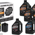 Maxima Oil Change in a Box Conventional Oil Kit Black Harley Evolution Big Twin