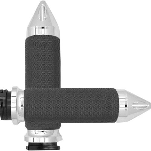 Avon Spike Memory Foam Grips for Cables Large Chrome #MF-63B-CH-SPK