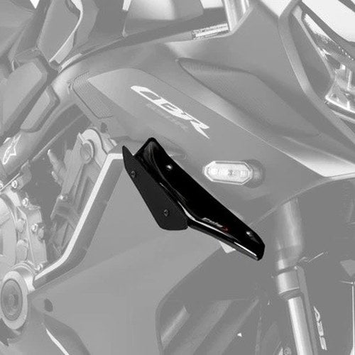 Puig Spoiler Fairing Winglets Black 21333N for Honda CBR650R 2021-2023