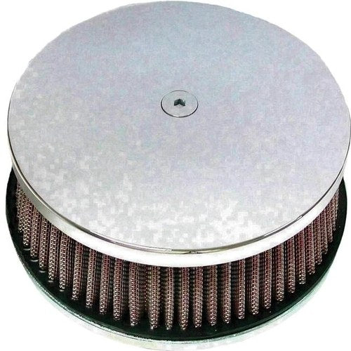 HardDrive Custom Classic Smooth Round Air Cleaner Chrome