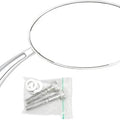 HardDrive Oval Arrow Mirror Chrome #ES-211+A10 Harley Davidson