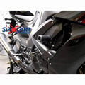 Shogun Cut Frame Sliders Black Kawasaki ZX1000 Ninja ZX-10R 2008-2009