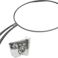HardDrive Oval Arrow Mirror Black #ES-211+A10B Harley Davidson