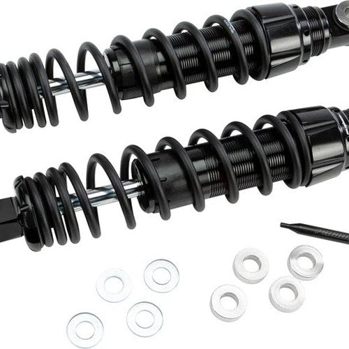 HardDrive Bazooka Adjustable Shocks Standard Duty 14" Black Harley Sportster