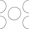 James Derby Cover O-Rings 5-Pack #JGI-25416-99 Harley Davidson