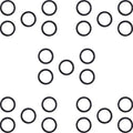 James Center Pushrod Tube Cover O-Rings 10-Pack #JGI-11132 Harley Davidson