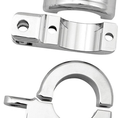HardDrive Footpeg Mounting Clamps 1.5" Chrome