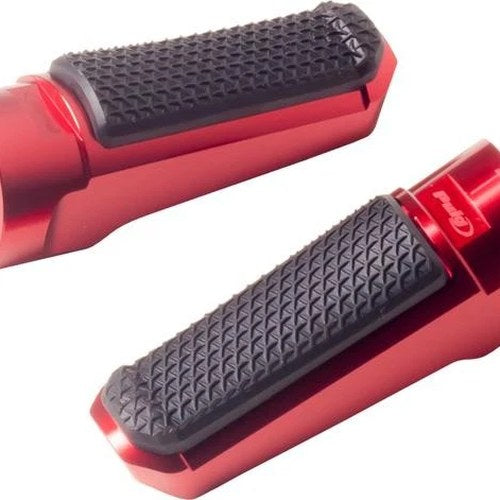 Puig Sport Footpegs That Require Adapters Red #7318R