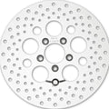 HardDrive Drilled Touring Rear Brake Rotor Polished 11-063 Harley Davidson