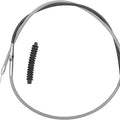 Drag Specialties Braided Clutch Cable 72-11/16" Clear Coated #211875