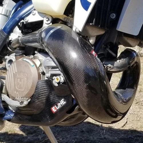 E-Line Carbon Fiber Pipe Guard for Factory Pipe #MPG25019 KTM/Husqvarna/Gas