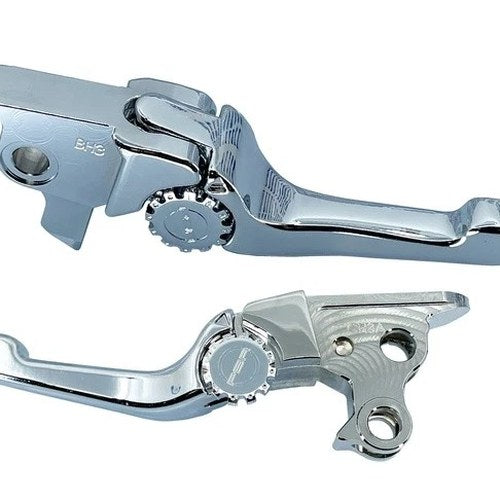 Psr Anthem Shorty Adjustable Lever Set Chrome #12-01666-20 Harley Davidson