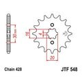 JT Front Sprocket 428 13T fits Yamaha TT-R125LE/TT-R125L/TT-R125/TT-R125E