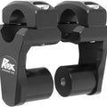 Rox Speed FX Oversize Pivoting Risers For 1-1/8" Handlebar 2" Black