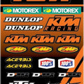 Dcor Universal Decal Sheet KTM Racing