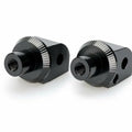 Puig Passenger Footpeg Adapters Black #20884N for Suzuki Hayabusa 2022